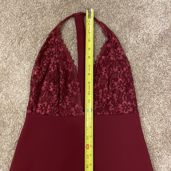 Lulu’s Burgundy Open Back Dress - Picture 6 of 9